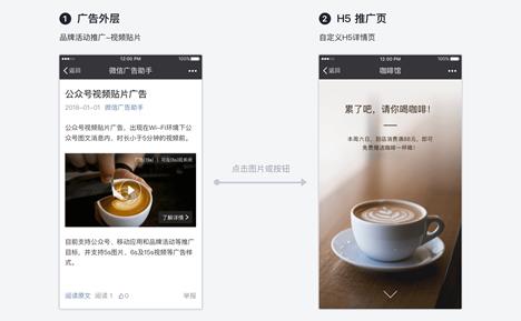 Wechat advertising, advertising location