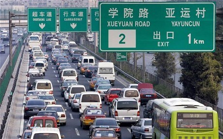 在中国驾车